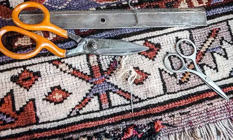 رفو فرش در قالیشویی توانیر